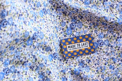 MADE TO LAST FOR GENERATIONS TO COME | Floral Woven Sewing Labels (5 Pack) - The Cosy Club Handmade