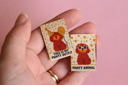 DOGGY BAG | Dog Woven Sewing Labels, Pack of 6 woven labels for handmade projects, perfect for dog lovers, crafts, quilting, crochet, knit - The Cosy Club Handmade