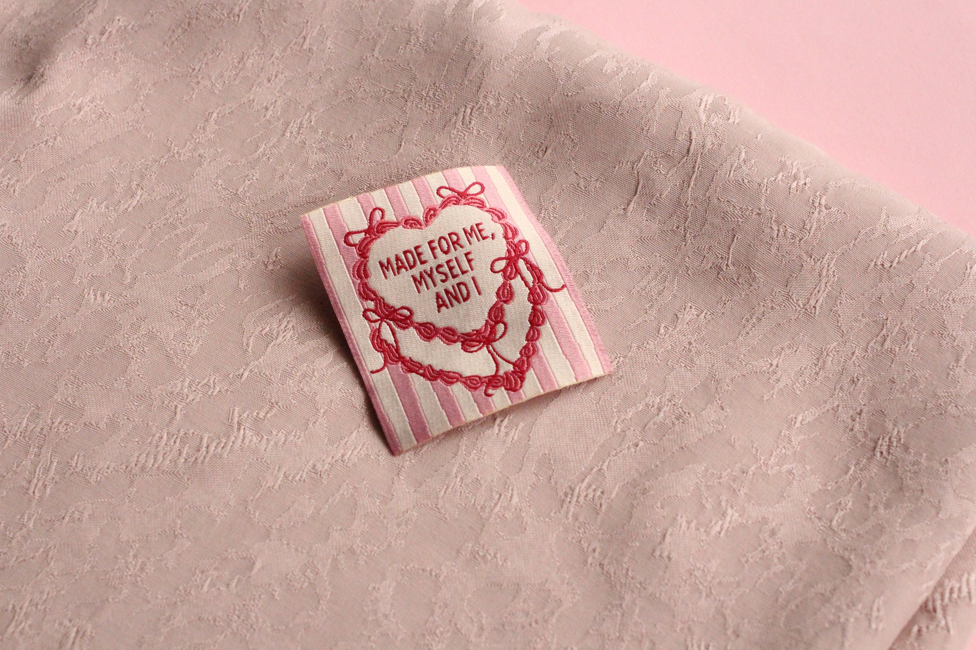 Made for Me, Myself and I - 5 Cake Sewing Labels - The Cosy Club Handmade