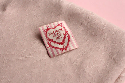 Made for Me, Myself and I - 5 Cake Sewing Labels - The Cosy Club Handmade