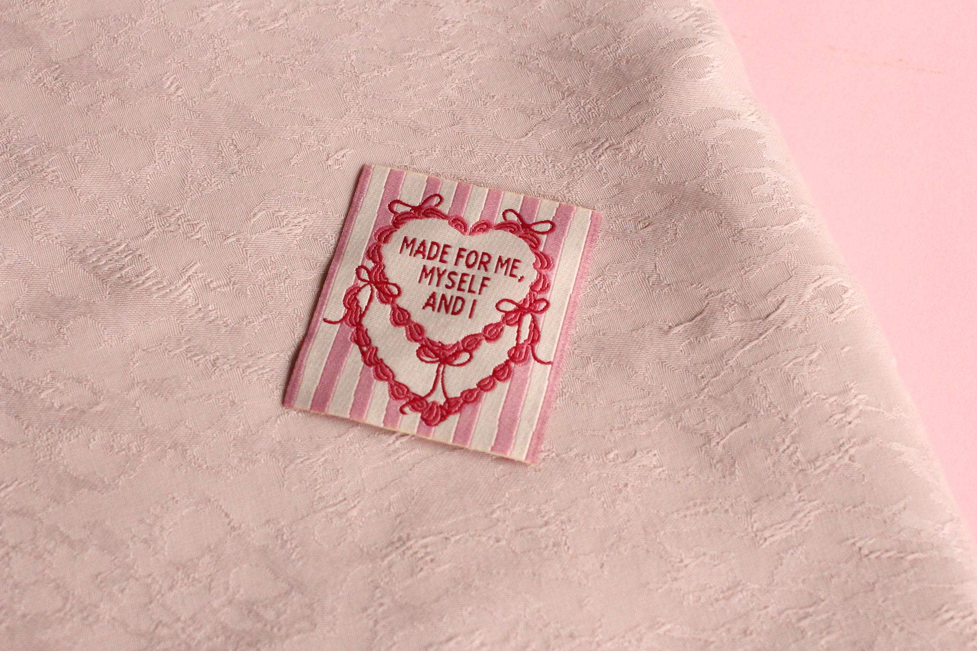 Made for Me, Myself and I - 5 Cake Sewing Labels - The Cosy Club Handmade