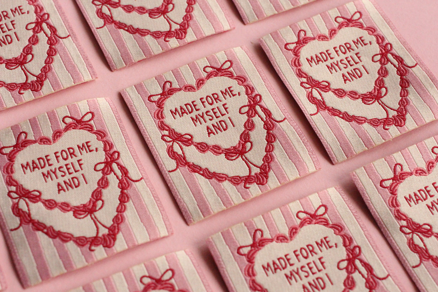 Made for Me, Myself and I - 5 Cake Sewing Labels - The Cosy Club Handmade