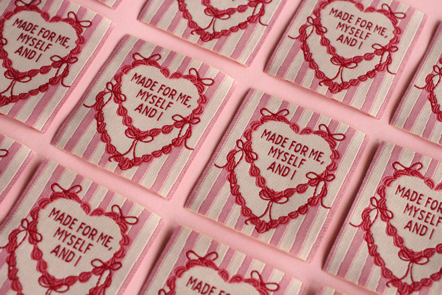 Made for Me, Myself and I - 5 Cake Sewing Labels - The Cosy Club Handmade