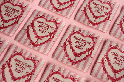 Made for Me, Myself and I - 5 Cake Sewing Labels - The Cosy Club Handmade