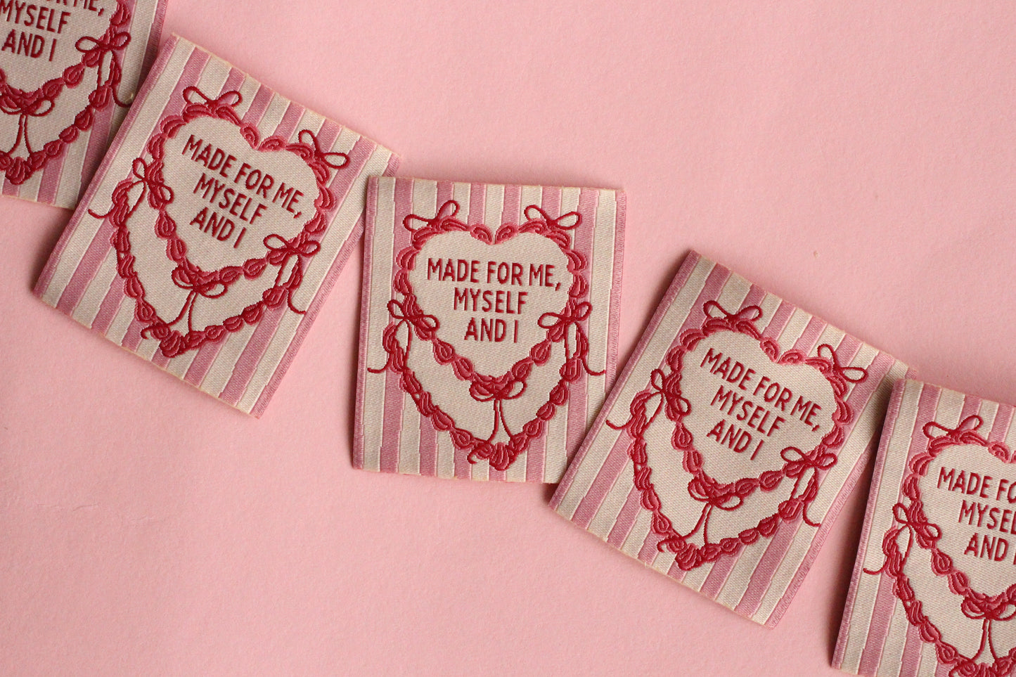 Made for Me, Myself and I - 5 Cake Sewing Labels - The Cosy Club Handmade