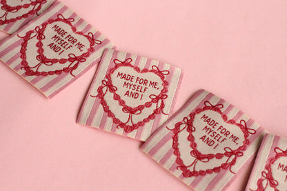 Made for Me, Myself and I - 5 Cake Sewing Labels - The Cosy Club Handmade