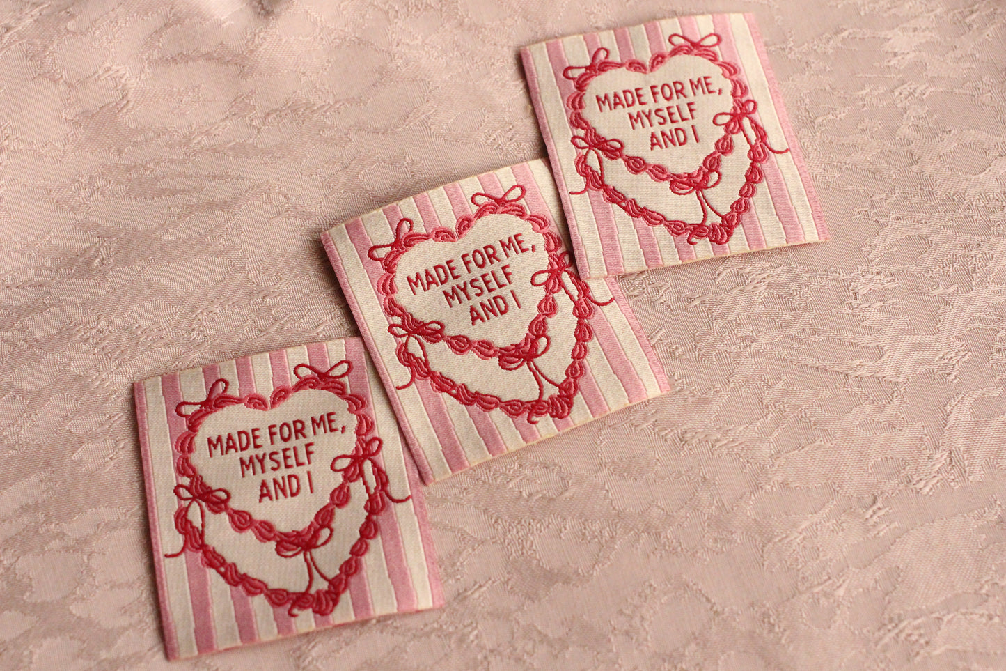Made for Me, Myself and I - 5 Cake Sewing Labels - The Cosy Club Handmade