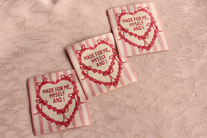 Made for Me, Myself and I - 5 Cake Sewing Labels - The Cosy Club Handmade