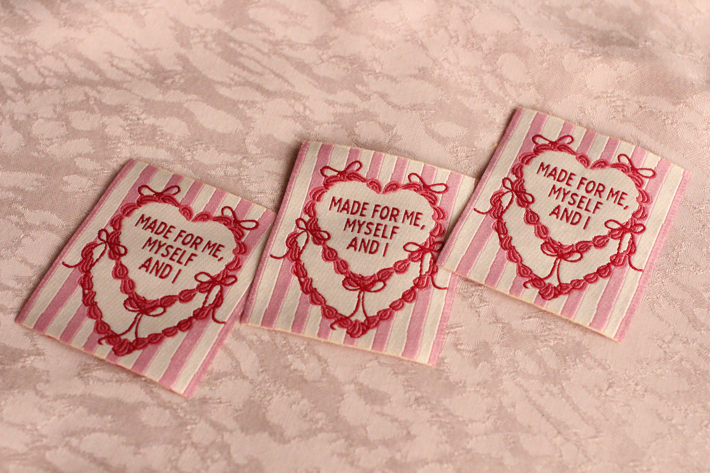 Made for Me, Myself and I - 5 Cake Sewing Labels - The Cosy Club Handmade