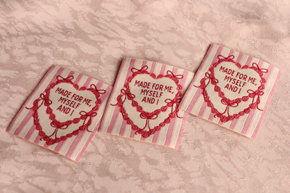 Made for Me, Myself and I - 5 Cake Sewing Labels - The Cosy Club Handmade