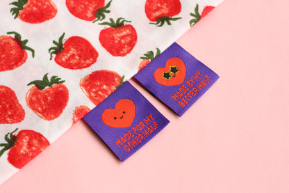 Made for my Other Half - 6 Double Sided Sewing Labels - The Cosy Club Handmade