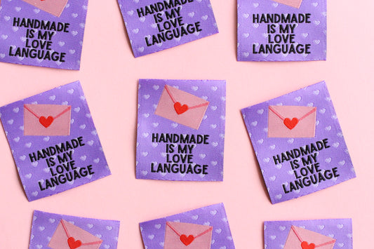 Handmade is my Love Language - 5 Sewing Labels - The Cosy Club Handmade