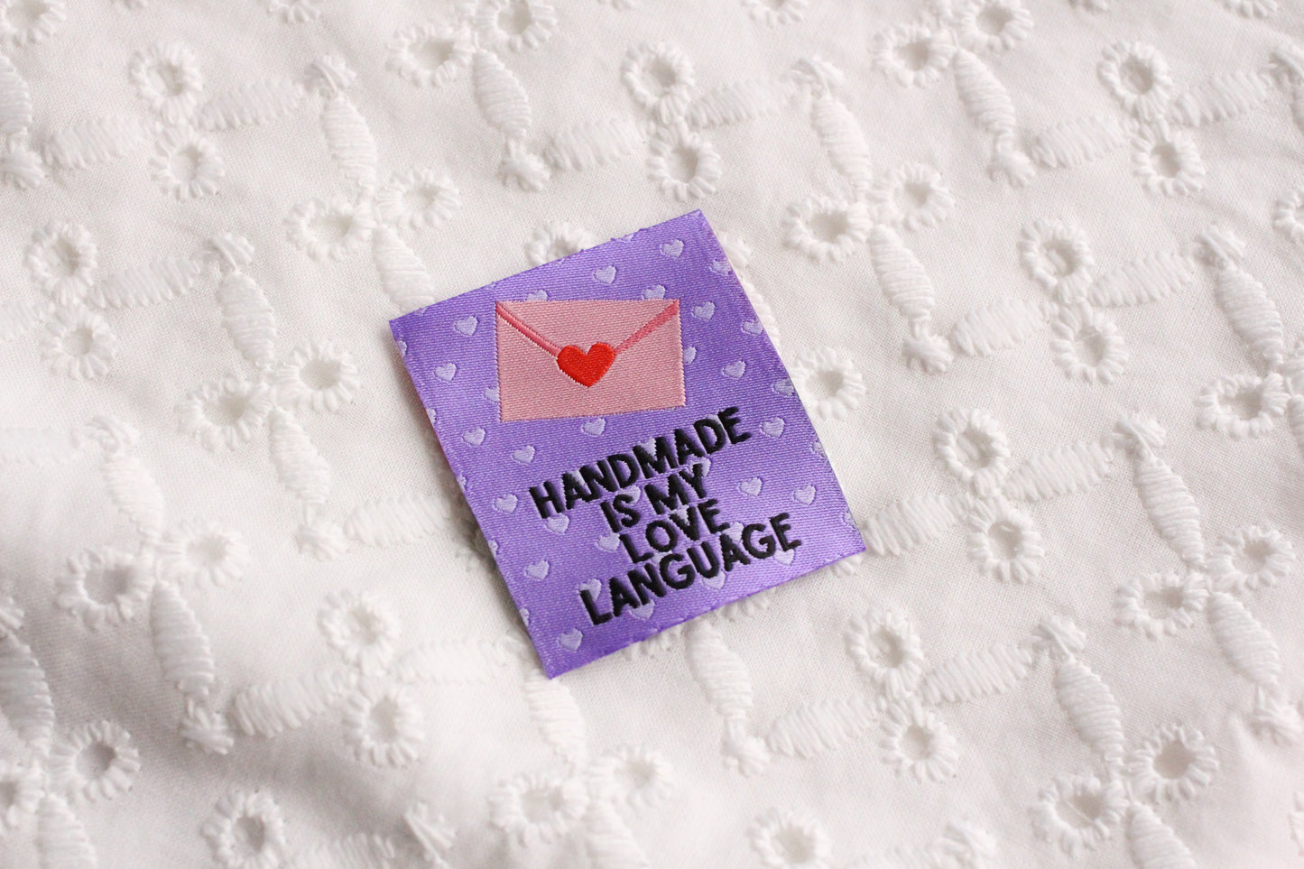 Handmade is my Love Language - 5 Sewing Labels - The Cosy Club Handmade