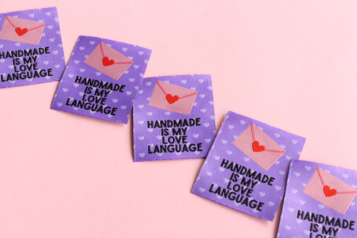 Handmade is my Love Language - 5 Sewing Labels - The Cosy Club Handmade