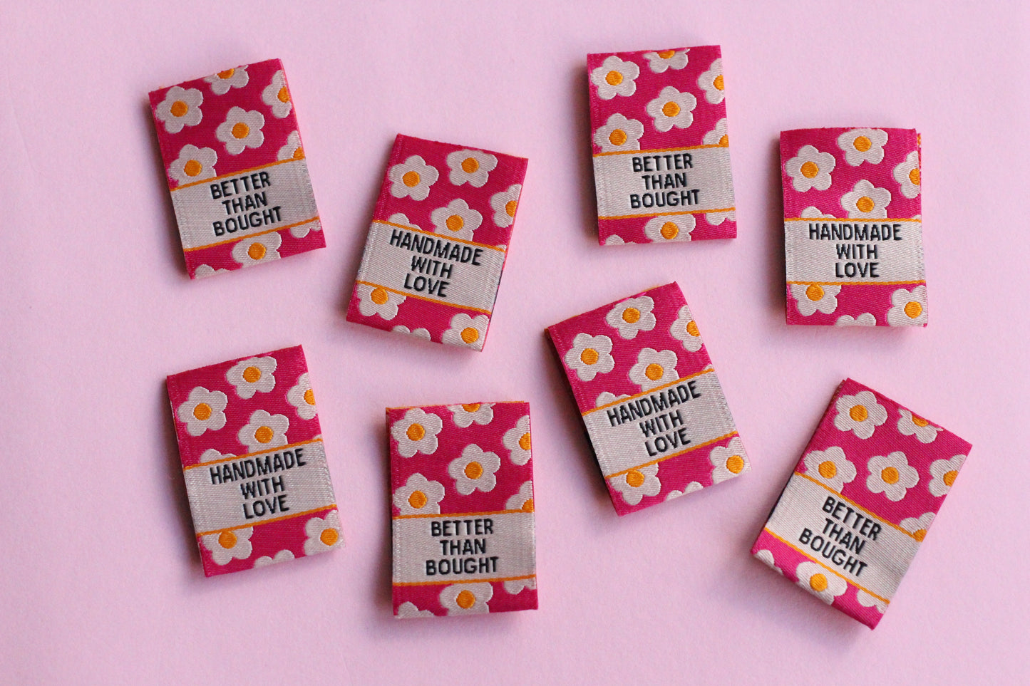 Better than Bought - 6 Double Sided Woven Sewing Labels - The Cosy Club Handmade