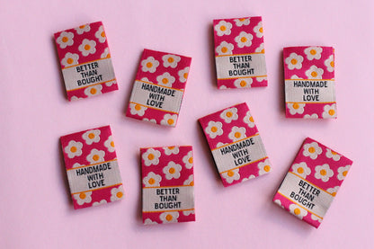 Better than Bought - 6 Double Sided Woven Sewing Labels - The Cosy Club Handmade