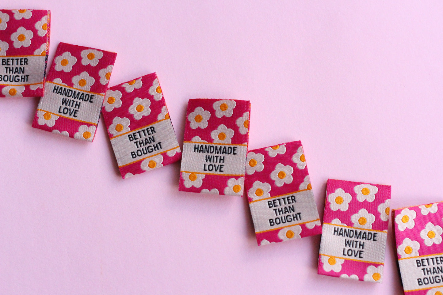 Better than Bought - 6 Double Sided Woven Sewing Labels - The Cosy Club Handmade