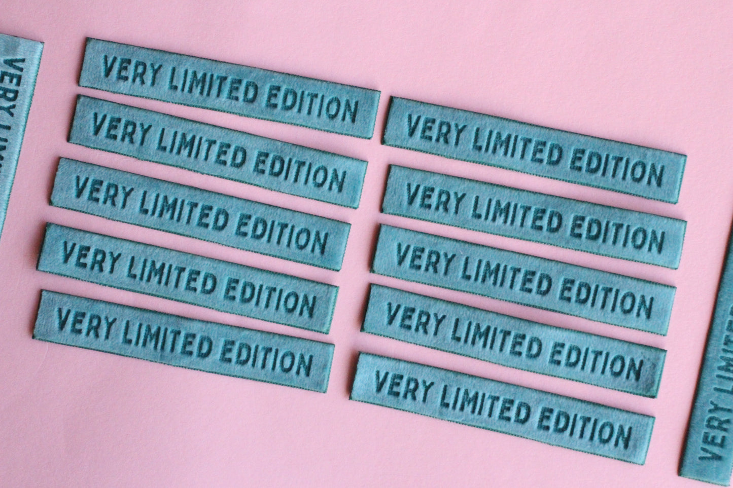 Very Limited Edition - 4 Velvet Sewing Labels - The Cosy Club Handmade