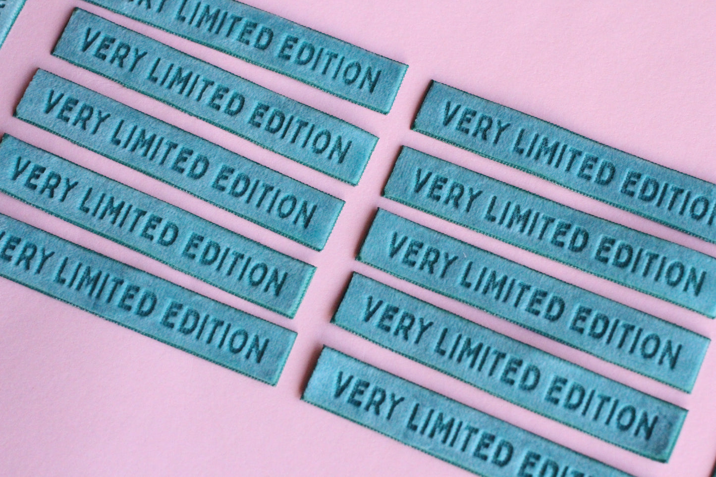 Very Limited Edition - 4 Velvet Sewing Labels - The Cosy Club Handmade
