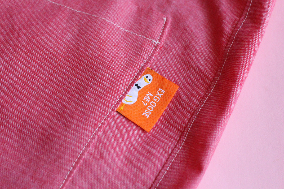 Silly Goose Sewing Labels - 6 Double Sided Sewing Labels - The Cosy Club Handmade