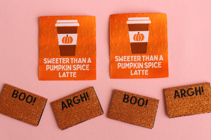 AUTUMN / FALL 2026 PACK | Limited Edition Pack of 6 Autumnal Woven Sewing Labels