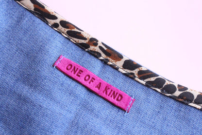 Velvet labels for handmade clothes | Pack of 4 berry pink velvet sewing labels "One of a Kind" | Super soft velvet tags for handmade items - The Cosy Club Handmade